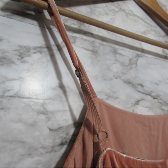 Alice + Olivia The Alexis Velvet Mini Dress Size 2 Rust | Pink - Picture 6 of 16